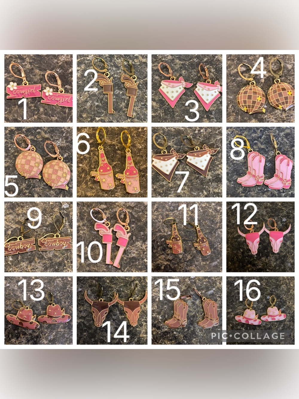 Earring set pick six